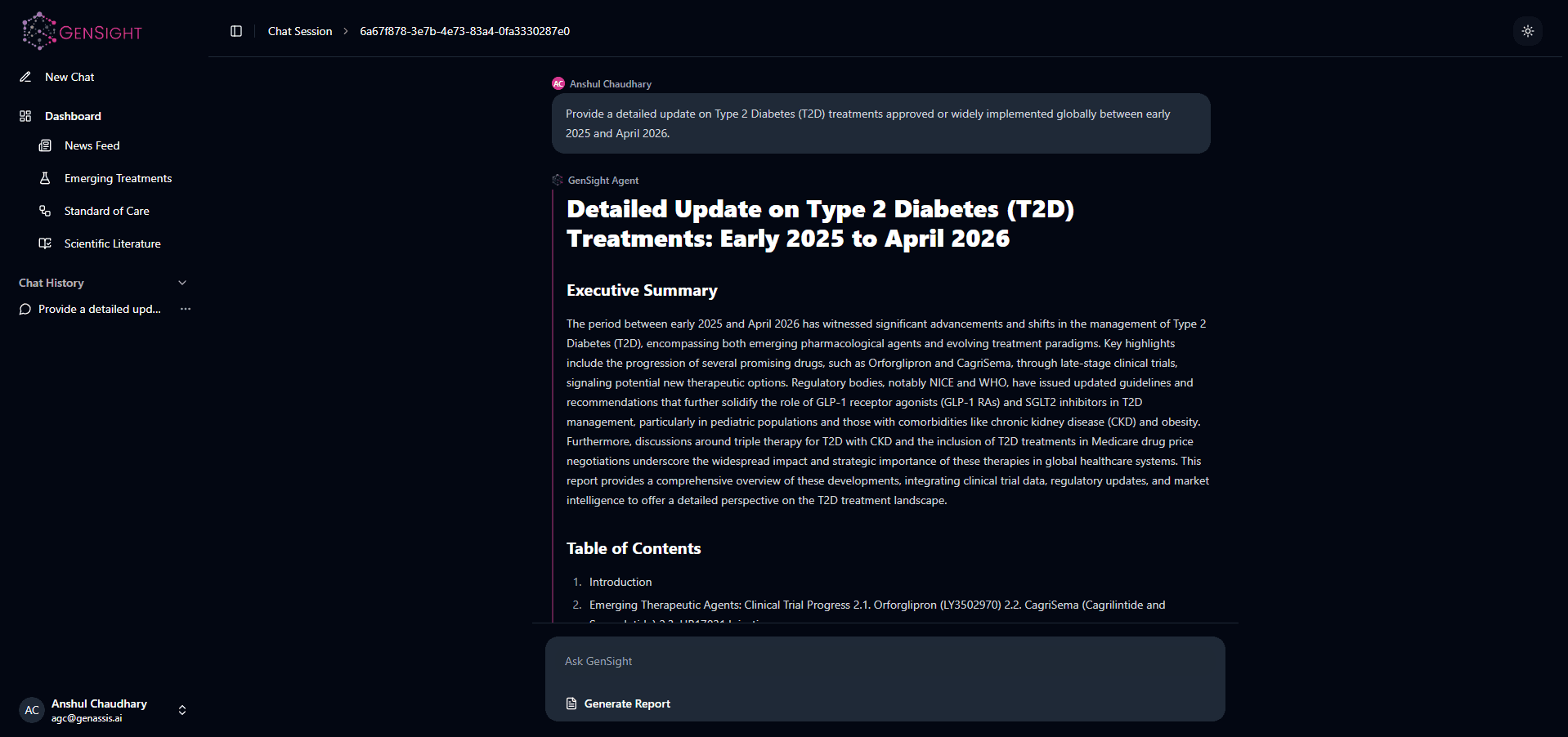 Gensight Agent screenshot